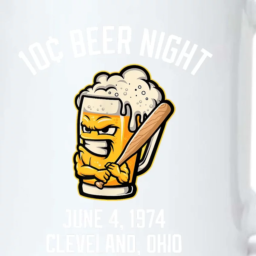 10 Cents Beer Night June 4 1974 Cleveland Ohio Fan Brawl Black Color Changing Mug