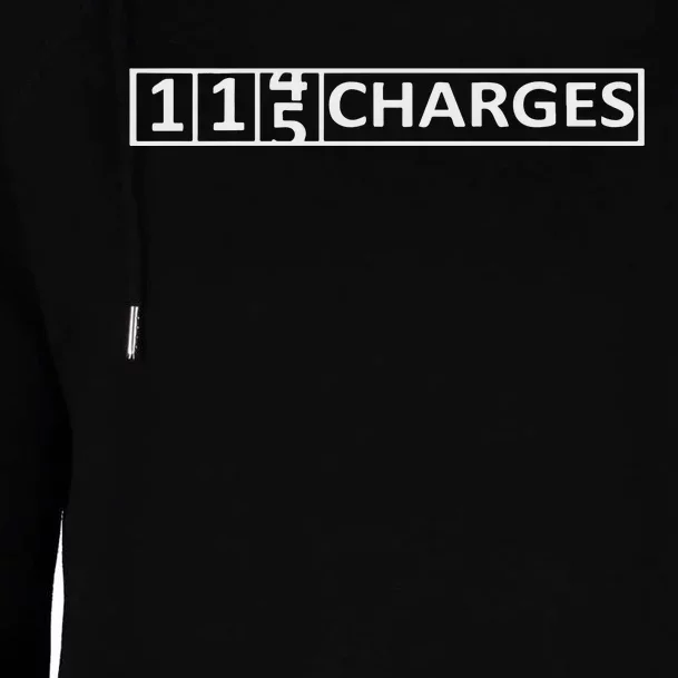 115 Charges Banner Womens Funnel Neck Pullover Hood