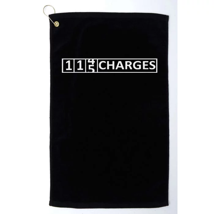 115 Charges Banner Platinum Collection Golf Towel