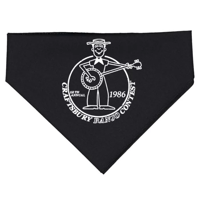 1986 Craftsbury Banjo Contest USA-Made Doggie Bandana