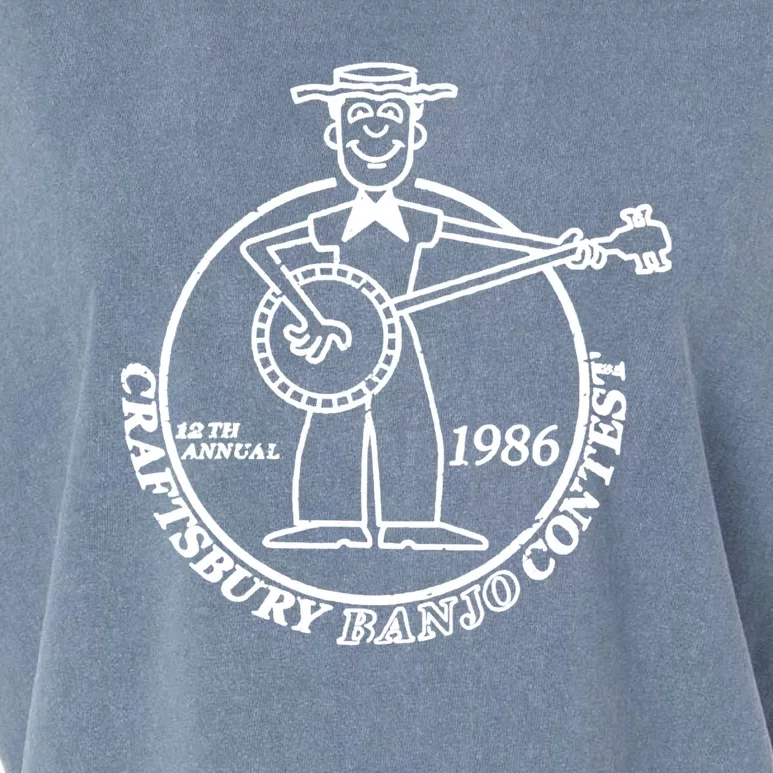 1986 Craftsbury Banjo Contest Garment-Dyed Women's Muscle Tee