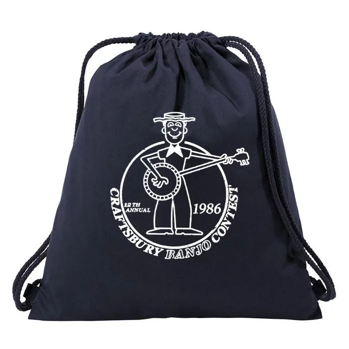 1986 Craftsbury Banjo Contest Drawstring Bag