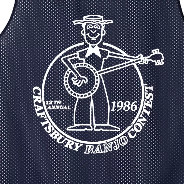 1986 Craftsbury Banjo Contest Mesh Reversible Basketball Jersey Tank