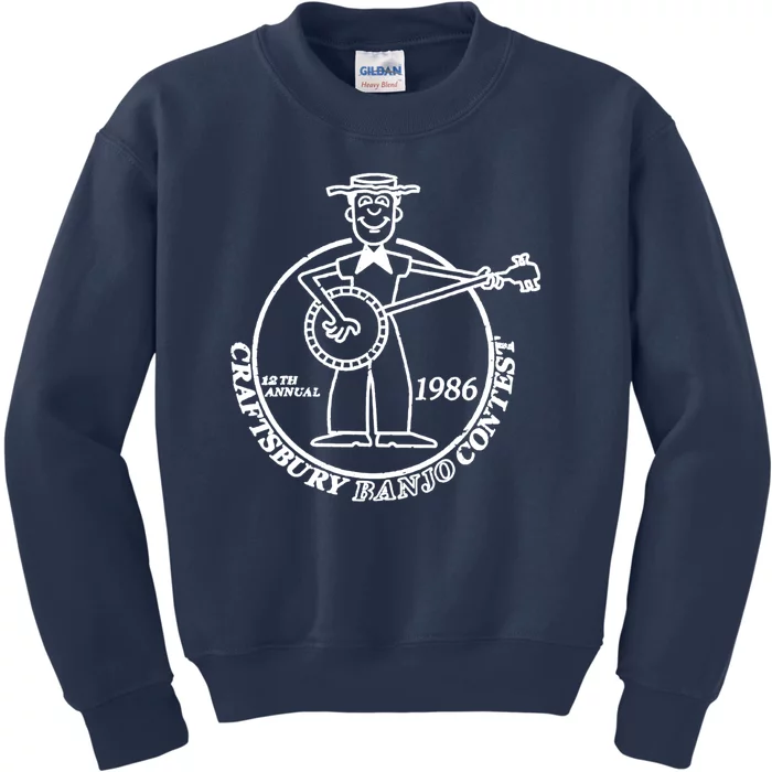 1986 Craftsbury Banjo Contest Kids Sweatshirt