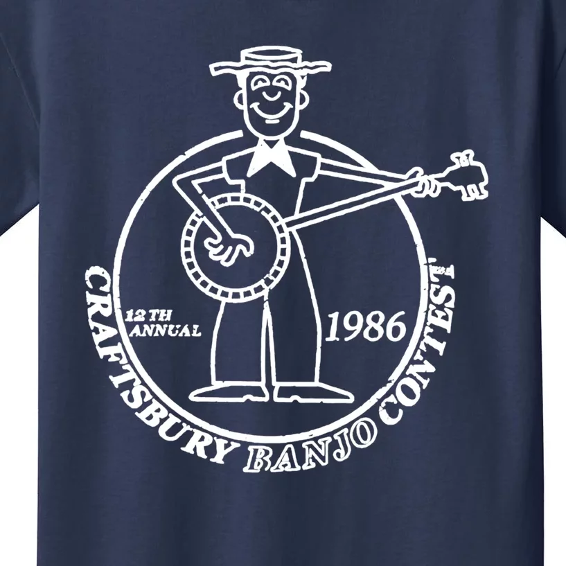 1986 Craftsbury Banjo Contest Kids T-Shirt