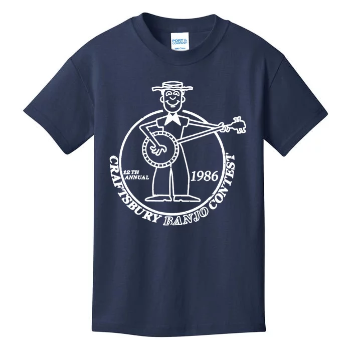 1986 Craftsbury Banjo Contest Kids T-Shirt