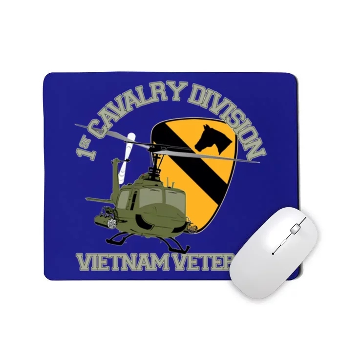 1st Cavalry Division Vietnam Veteran Uh1 Gunship Veteran Day Gift Mousepad