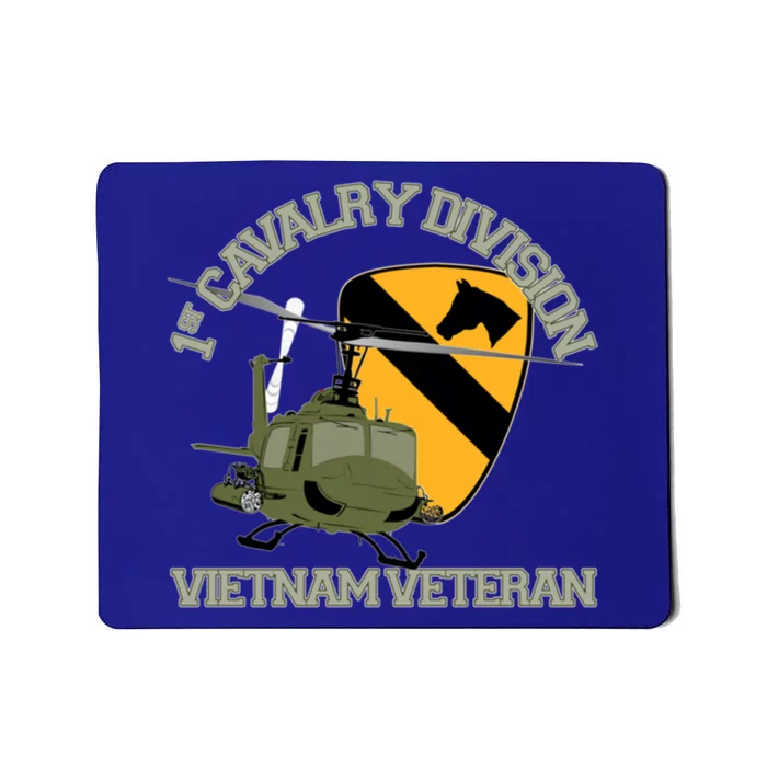 1st Cavalry Division Vietnam Veteran Uh1 Gunship Veteran Day Gift Mousepad