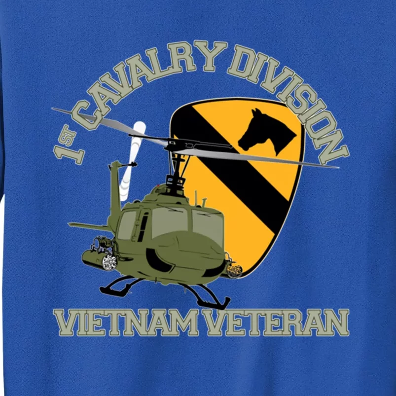 1st Cavalry Division Vietnam Veteran Uh1 Gunship Veteran Day Gift Tall Sweatshirt