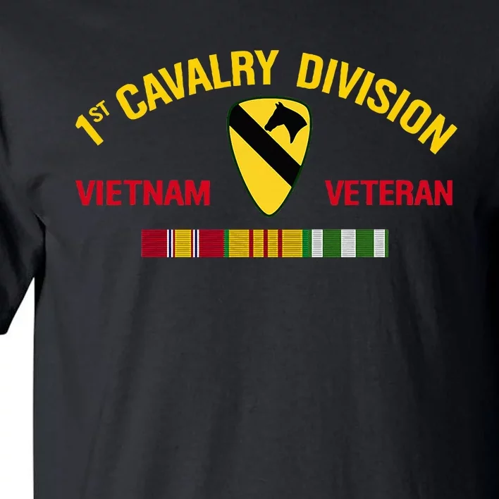 1st Cavalry Division Vietnam Veteran 1st Air Cav In Vietnam Tall T-Shirt