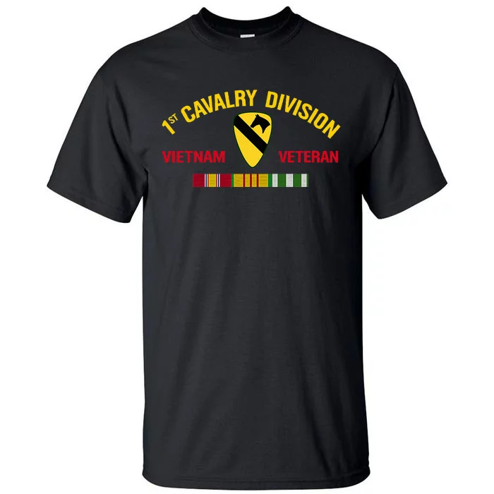 1st Cavalry Division Vietnam Veteran 1st Air Cav In Vietnam Tall T-Shirt