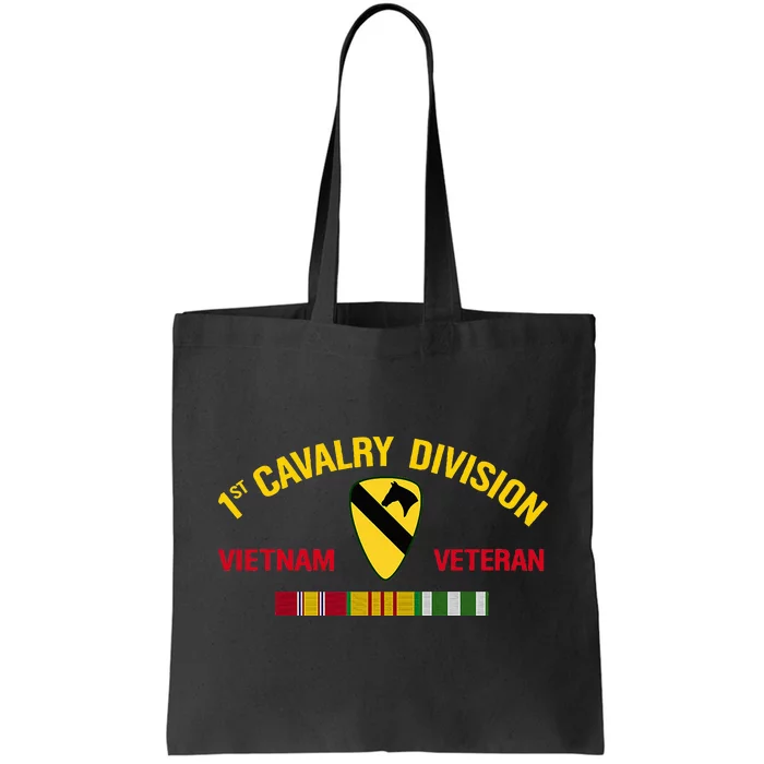 1st Cavalry Division Vietnam Veteran 1st Air Cav In Vietnam Tote Bag