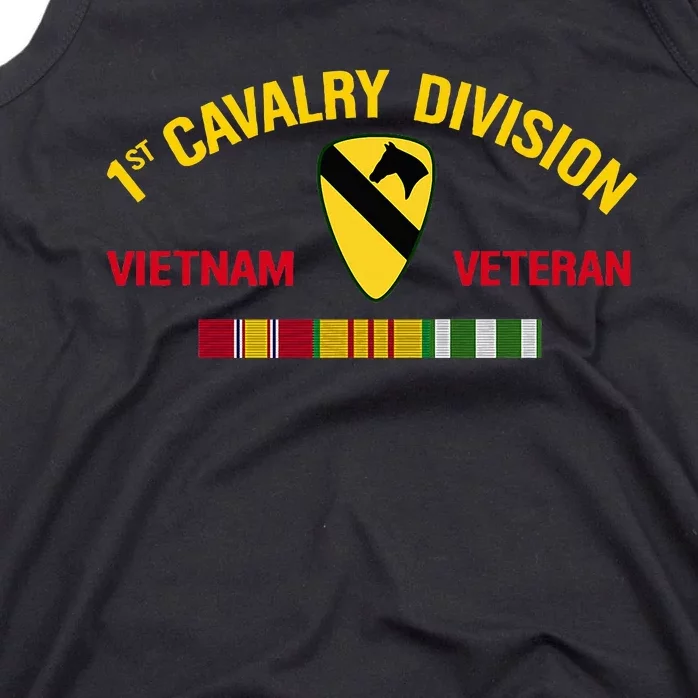 1st Cavalry Division Vietnam Veteran 1st Air Cav In Vietnam Tank Top