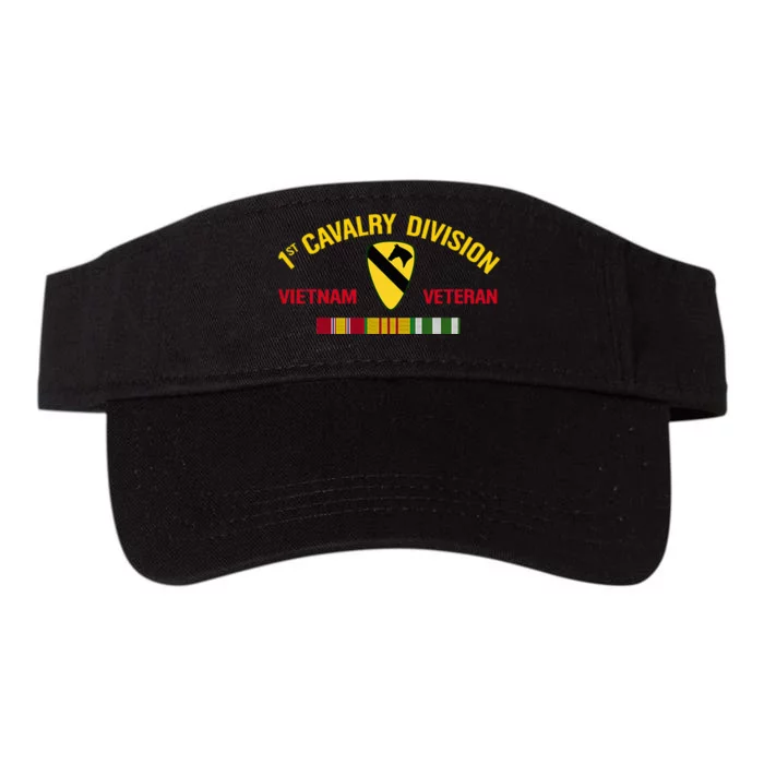 1st Cavalry Division Vietnam Veteran 1st Air Cav In Vietnam Valucap Bio-Washed Visor