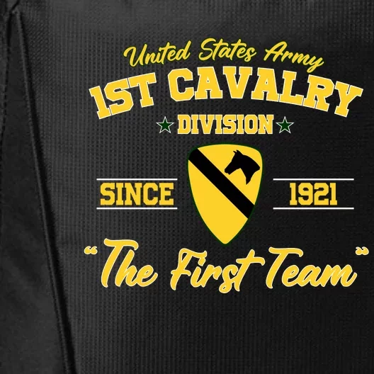 1st Cavalry Division Veteran Always A Soldier Military Xmas City Backpack