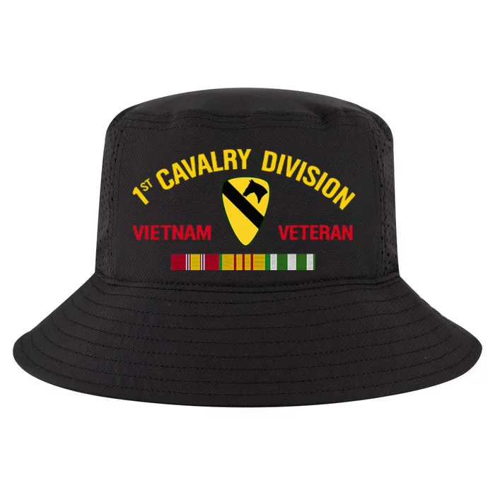 1st Cavalry Division Vietnam Veteran 1st Air Cav In Vietnam Cool Comfort Performance Bucket Hat