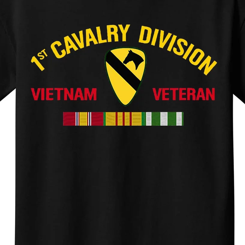 1st Cavalry Division Vietnam Veteran 1st Air Cav In Vietnam Kids T-Shirt