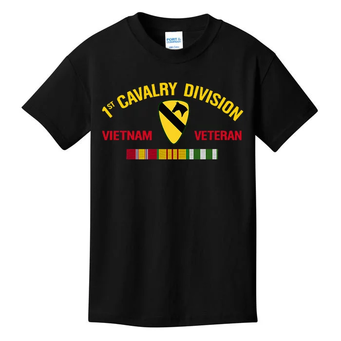 1st Cavalry Division Vietnam Veteran 1st Air Cav In Vietnam Kids T-Shirt