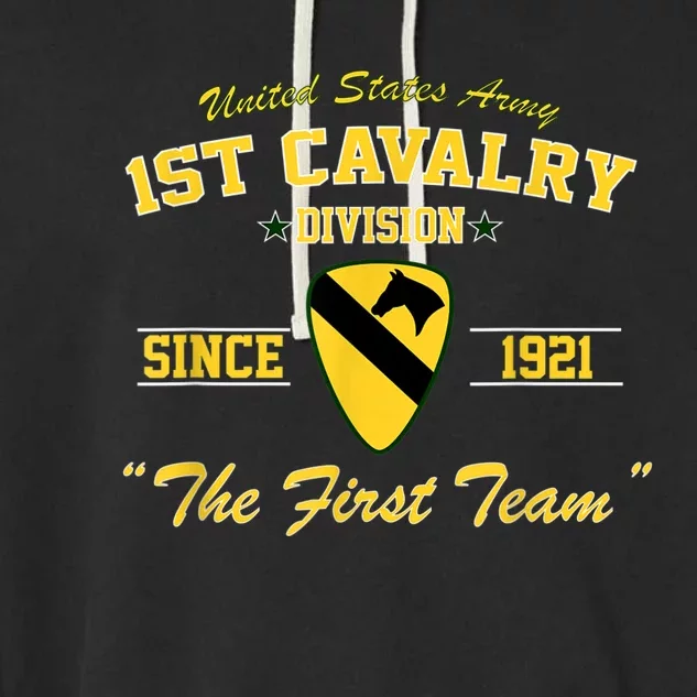 1st Cavalry Division Garment-Dyed Fleece Hoodie