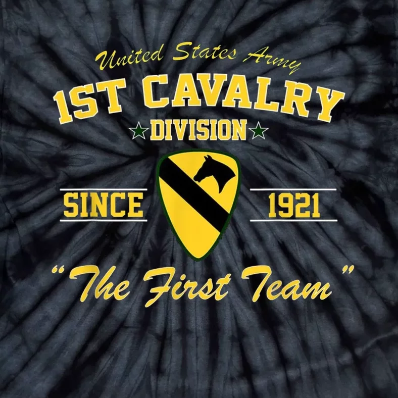 1st Cavalry Division Since 1921 Tie-Dye T-Shirt