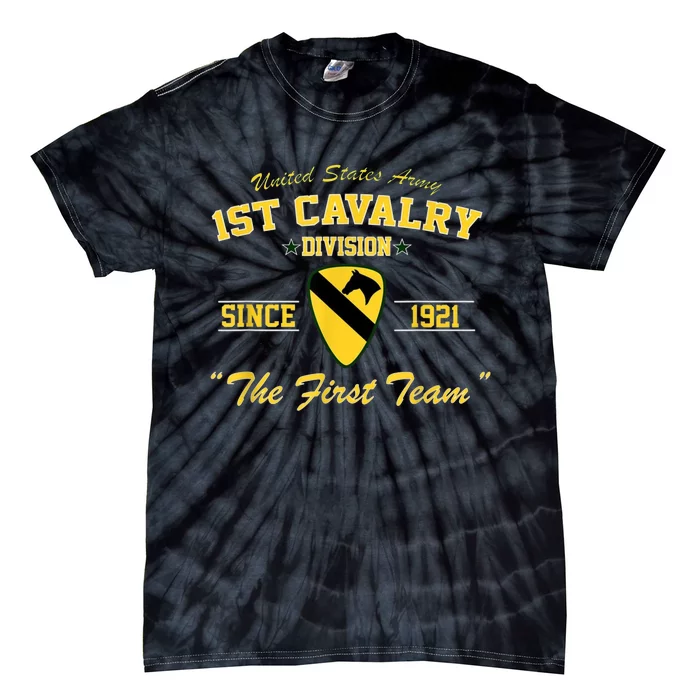 1st Cavalry Division Since 1921 Tie-Dye T-Shirt