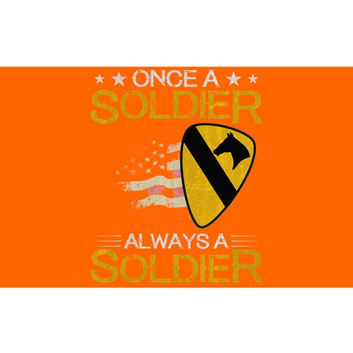 1st Cavalry Division Veteran Always a Soldier Military Xmas Bumper Sticker