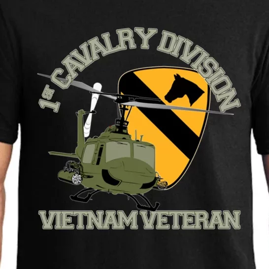 1st Cavalry Division Vietnam Veteran Uh1 Gunship Veteran Day Gift Pajama Set