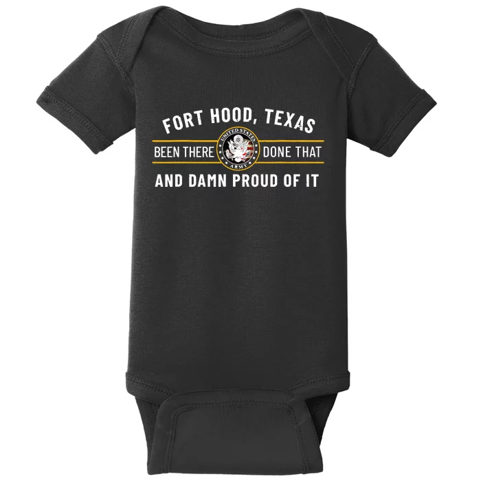 1st Cavalry Division Fort Hood Texas Veteran Gift Baby Bodysuit