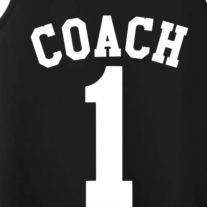 1 COACH Funny Coach Gift Performance Tank