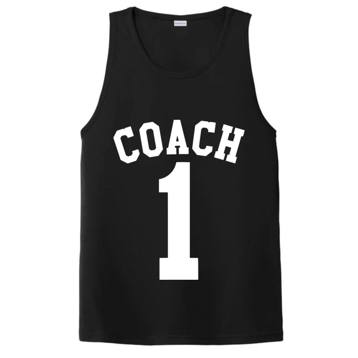 1 COACH Funny Coach Gift Performance Tank