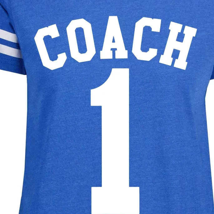 1 COACH Funny Coach Gift Enza Ladies Jersey Football T-Shirt