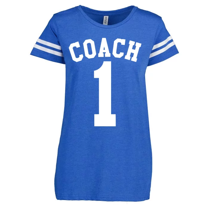 1 COACH Funny Coach Gift Enza Ladies Jersey Football T-Shirt