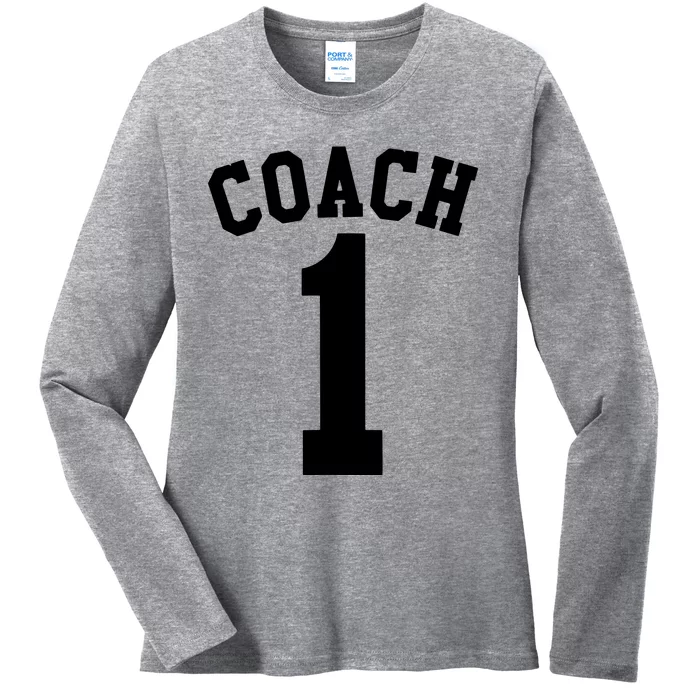 1 COACH Funny Coach Gift Ladies Long Sleeve Shirt