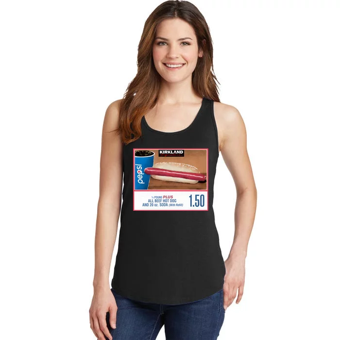 150 Costco Hot Dog Soda Combo With Ladies Essential Tank