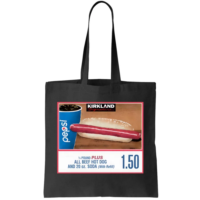 150 Costco Hot Dog Soda Combo With Tote Bag