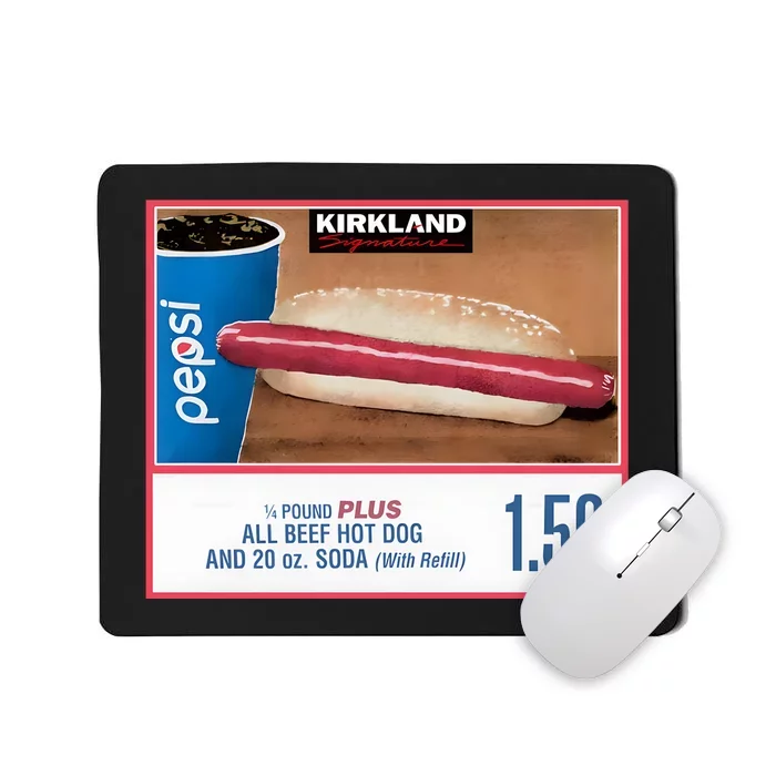 150 Costco Hot Dog Soda Combo With Mousepad