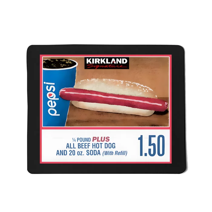 150 Costco Hot Dog Soda Combo With Mousepad