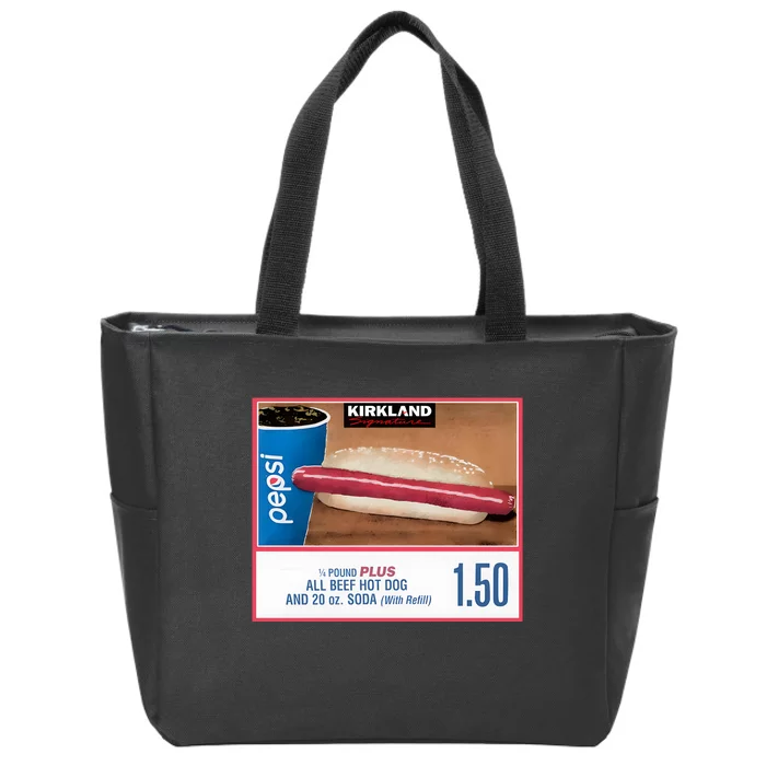 150 Costco Hot Dog Soda Combo With Zip Tote Bag