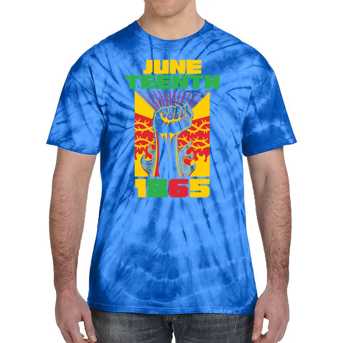 1865 Celebrate Juneteenth Meaningful Gift Tie-Dye T-Shirt