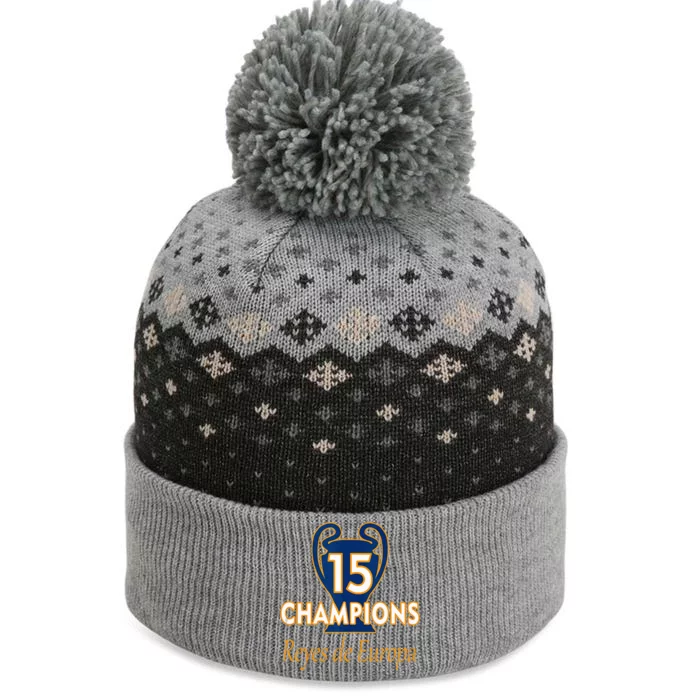 15 Champions Kings Of Europe The Baniff Cuffed Pom Beanie