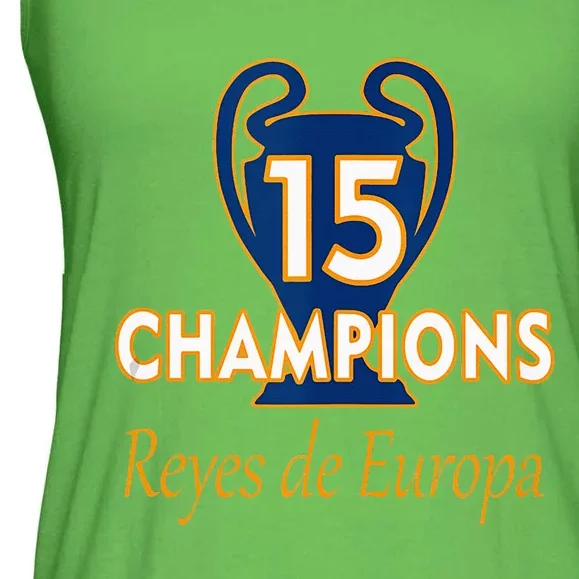 15 Champions Kings Of Europe Ladies Essential Flowy Tank