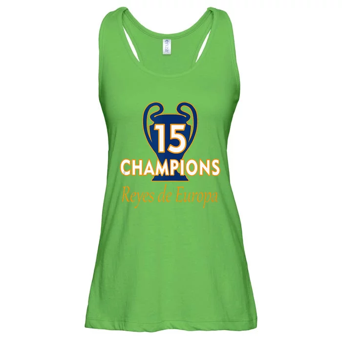 15 Champions Kings Of Europe Ladies Essential Flowy Tank