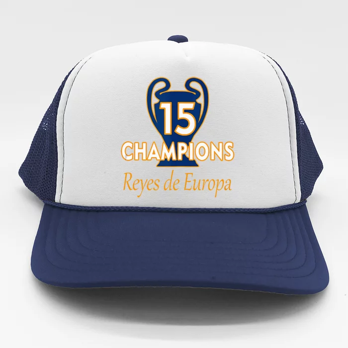 15 Champions Kings Of Europe Trucker Hat