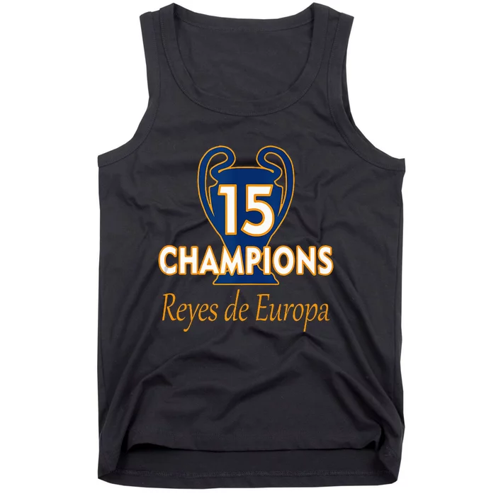 15 Champions Kings Of Europe From London To Madrid Tank Top