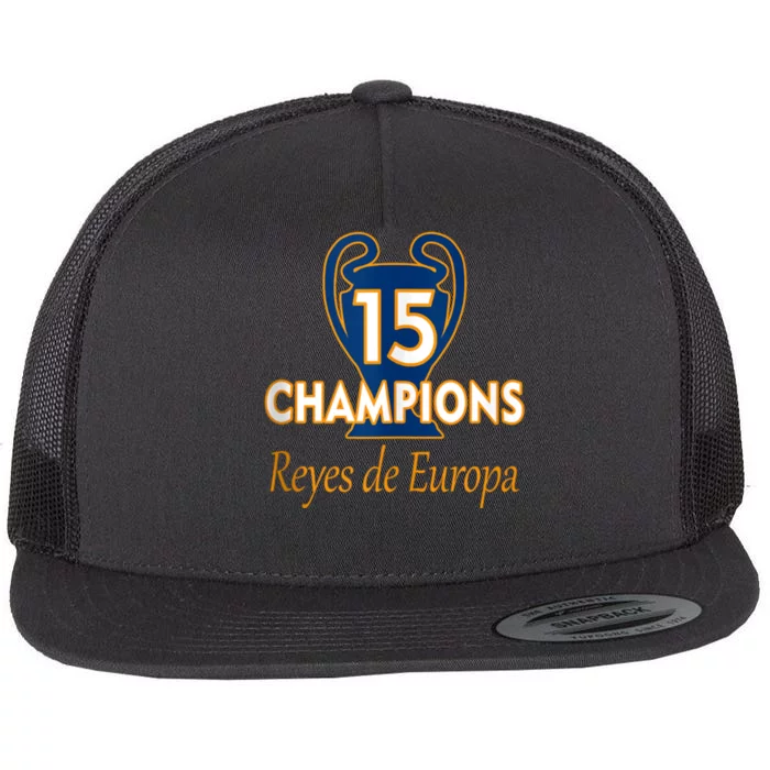 15 Champions Kings Of Europe From London To Madrid Flat Bill Trucker Hat