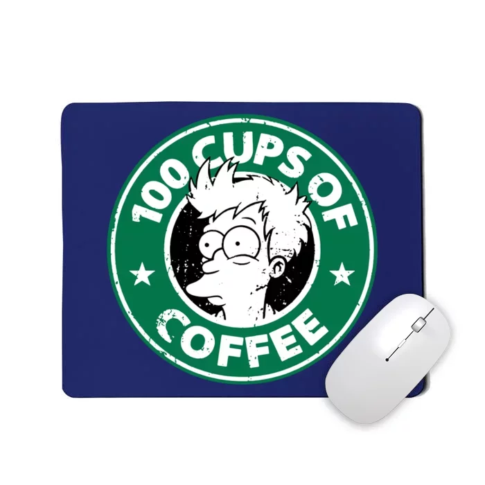 100 Cups Of Coffee Mousepad