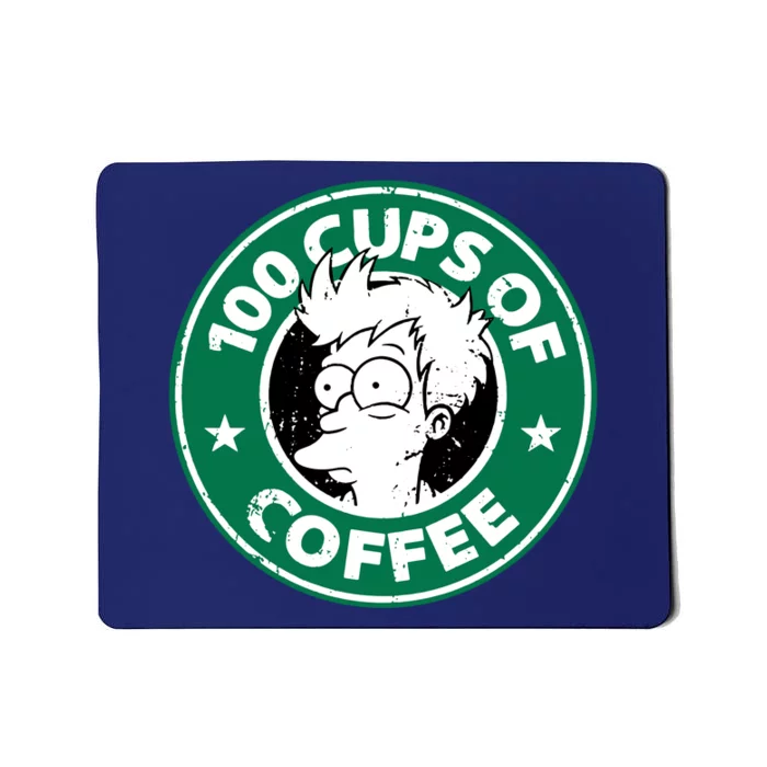 100 Cups Of Coffee Mousepad