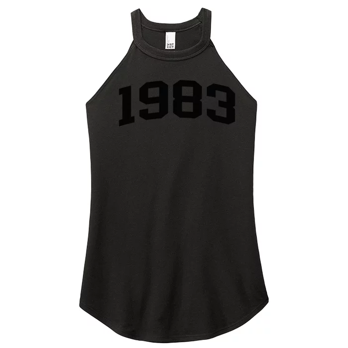 1983 Classic Style - 40th Birthday Gifts for Wo Women’s Perfect Tri Rocker Tank