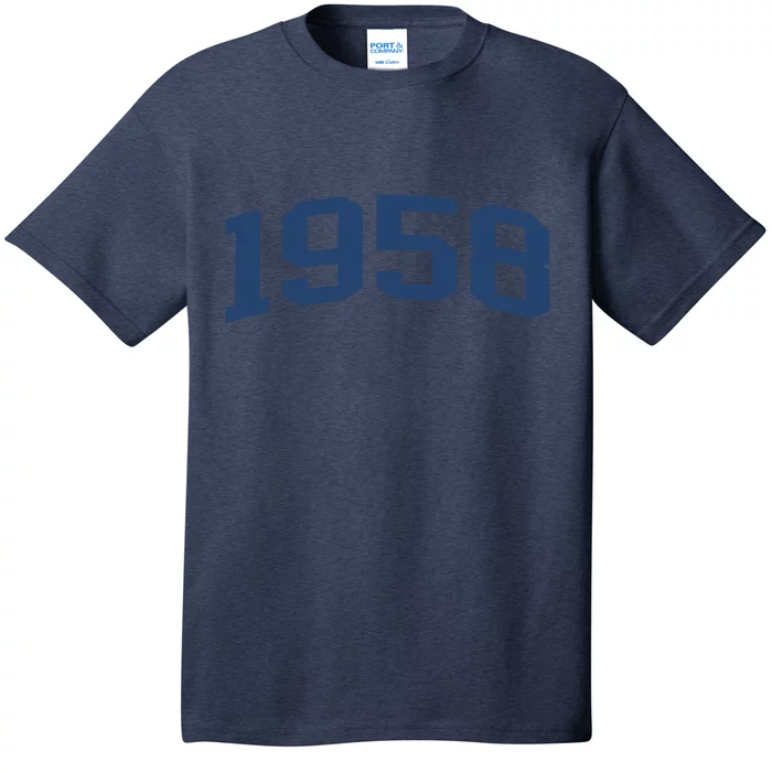 1958 Classic Vintage Grey, 65th Birthday Present Gifts T-Shirt