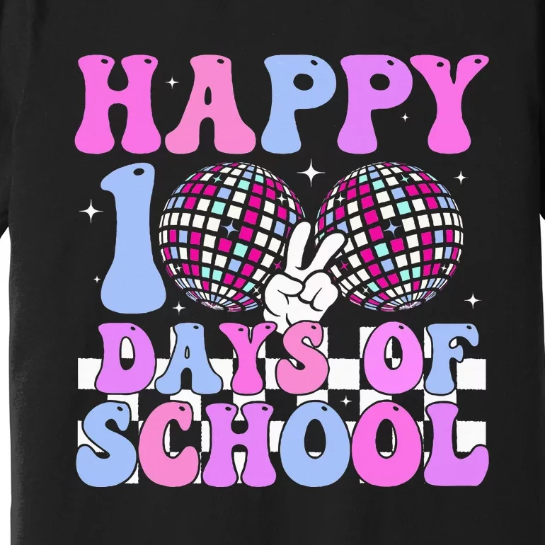 100 Days 100th Day Of School For Teacher Premium T-Shirt